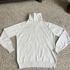 Givenchy Sport Sweater Size 38 Gray Turtleneck Women Logo Vintage Closet Staple